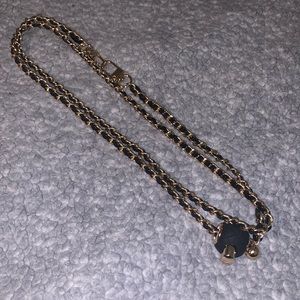 Black & Gold NWOT Unused Chain Adjustable Bag Chain (LV pouch/bag NOT included)